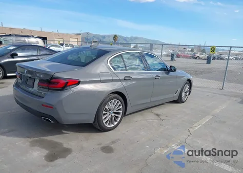 2021 BMW 530I из США, поврежденный, VIN WBA53BH06MCF22665